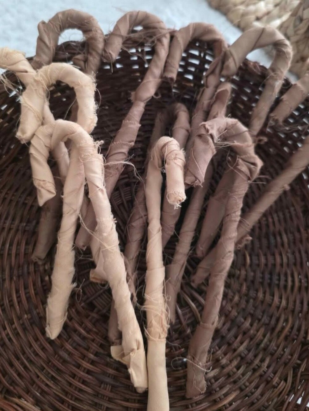 Bundle Of (12) Mocha Latte Inspired Candy Canes.
